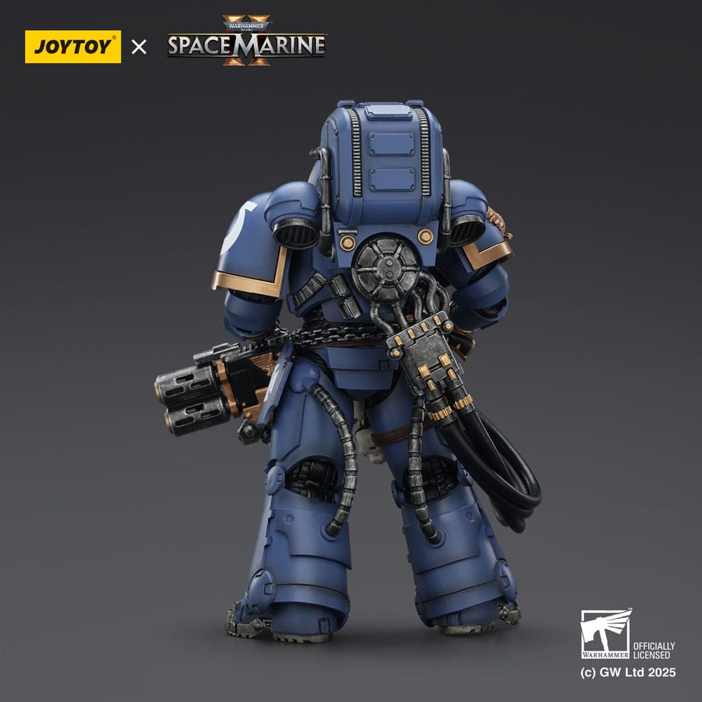 Warhammer 40,000: Space Marine 2 Action Figur Ultramarines Heavy Artificer Armor med Relik Multi-Melta 13 cm Joy Toy (CN)
