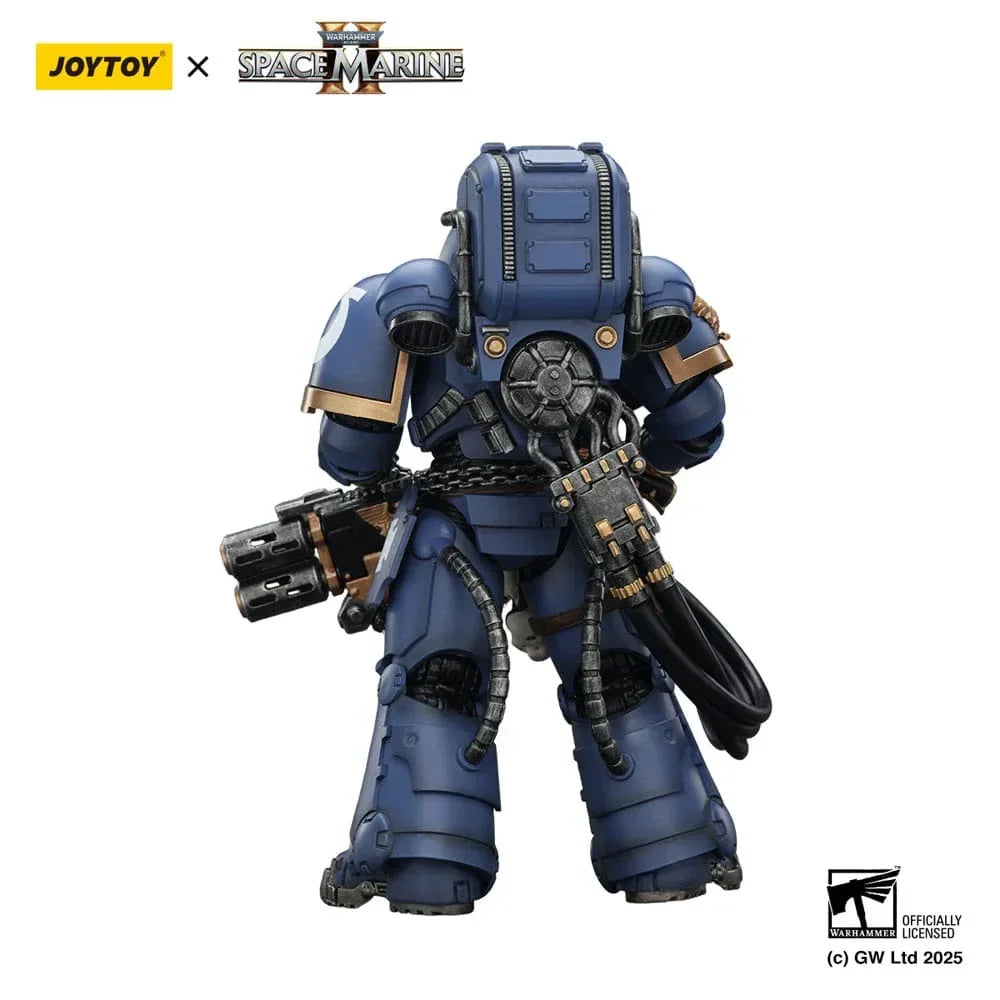 Warhammer 40,000: Space Marine 2 Action Figur Ultramarines Heavy Artificer Armor med Relik Multi-Melta 13 cm Joy Toy (CN)