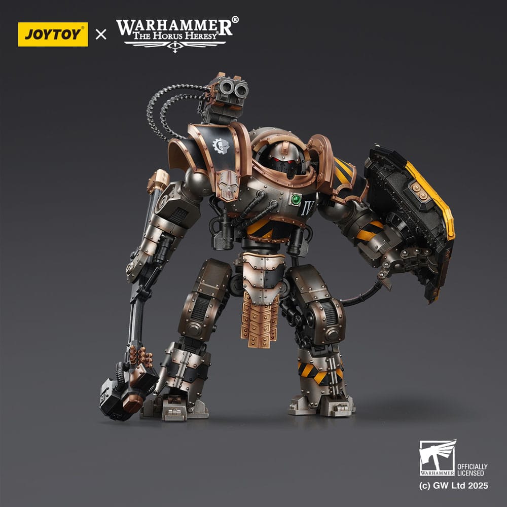 Warhammer The Horus Heresy Action Figur Iron Warriors Iron Circle Domitar-Ferrum Class Battle-automata med Karceri Battle Shield 24 cm Joy Toy (CN)