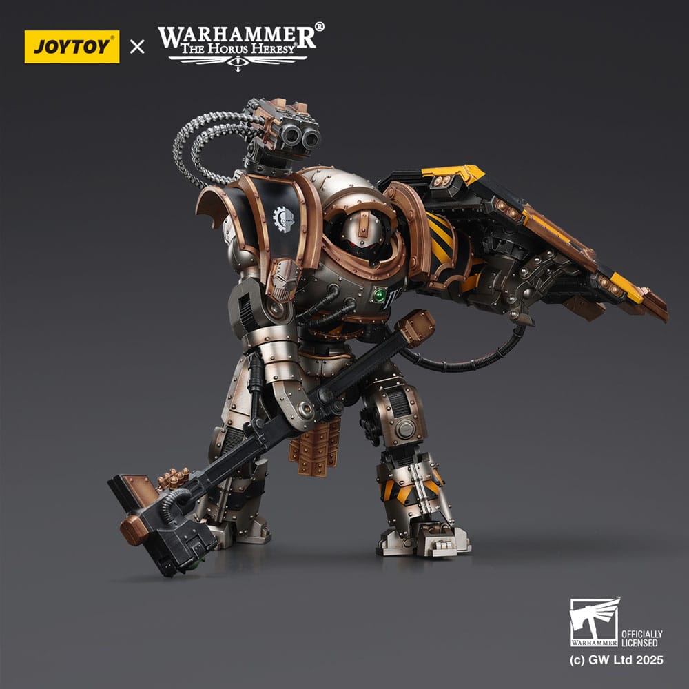 Warhammer The Horus Heresy Action Figur Iron Warriors Iron Circle Domitar-Ferrum Class Battle-automata med Karceri Battle Shield 24 cm Joy Toy (CN)