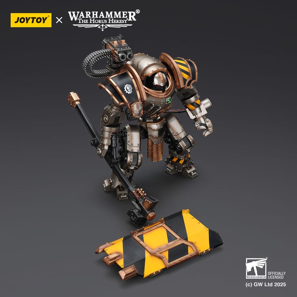 Warhammer The Horus Heresy Action Figur Iron Warriors Iron Circle Domitar-Ferrum Class Battle-automata med Karceri Battle Shield 24 cm Joy Toy (CN)