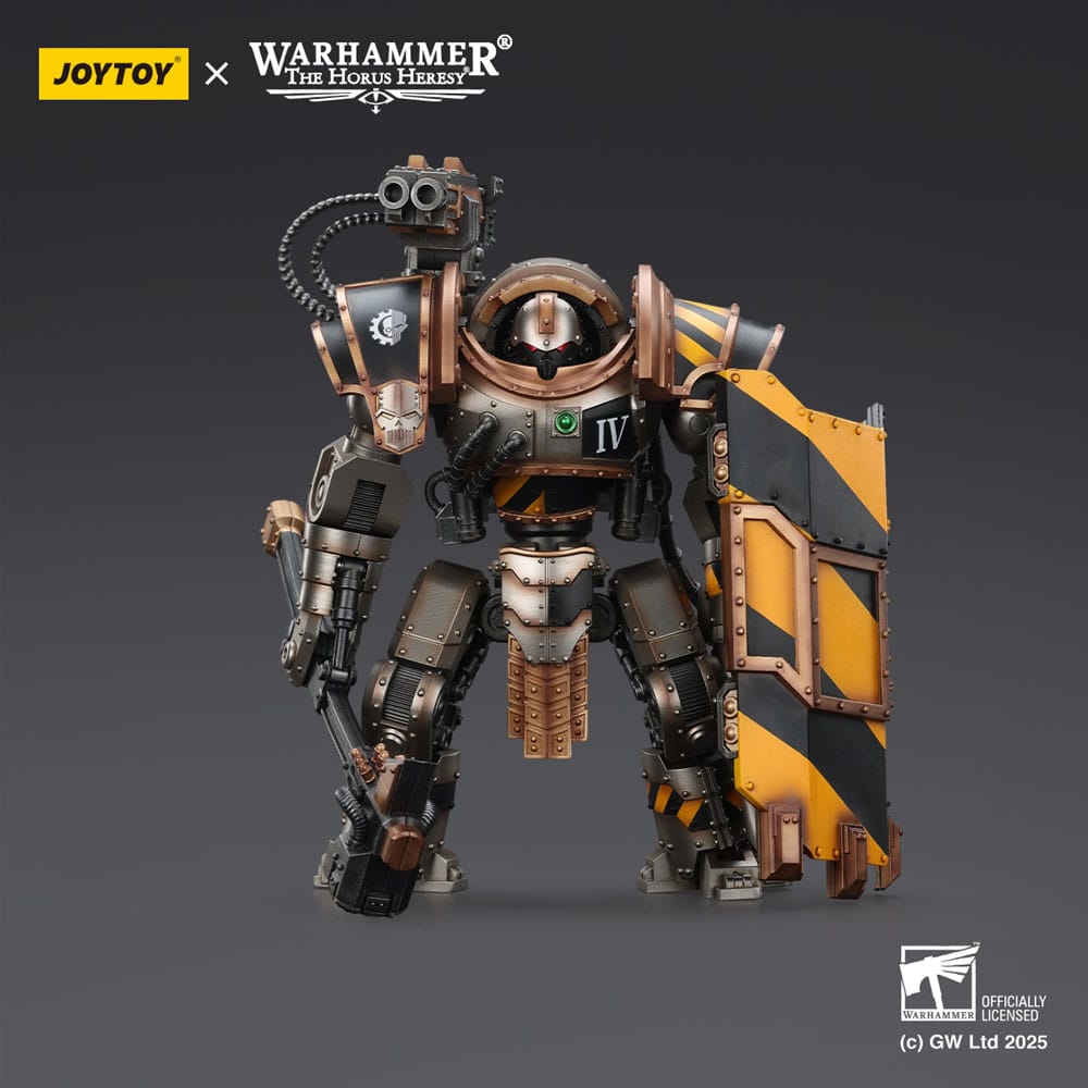 Warhammer The Horus Heresy Action Figur Iron Warriors Iron Circle Domitar-Ferrum Class Battle-automata med Karceri Battle Shield 24 cm Joy Toy (CN)