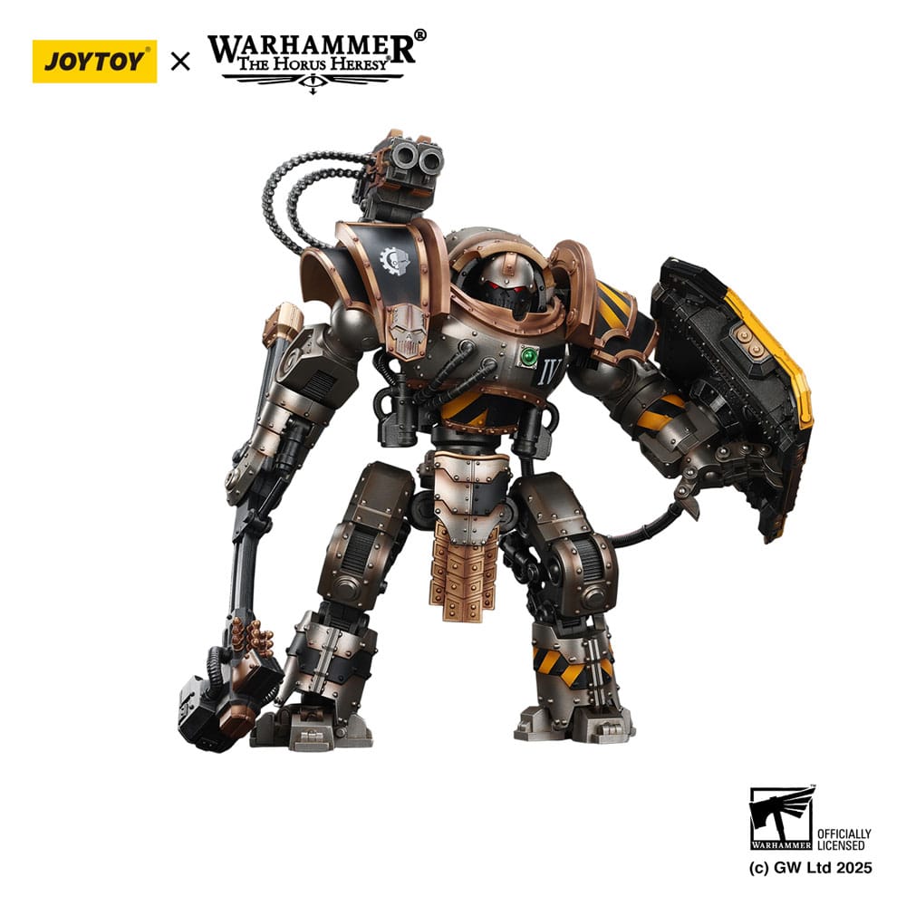 Warhammer The Horus Heresy Action Figur Iron Warriors Iron Circle Domitar-Ferrum Class Battle-automata med Karceri Battle Shield 24 cm Joy Toy (CN)