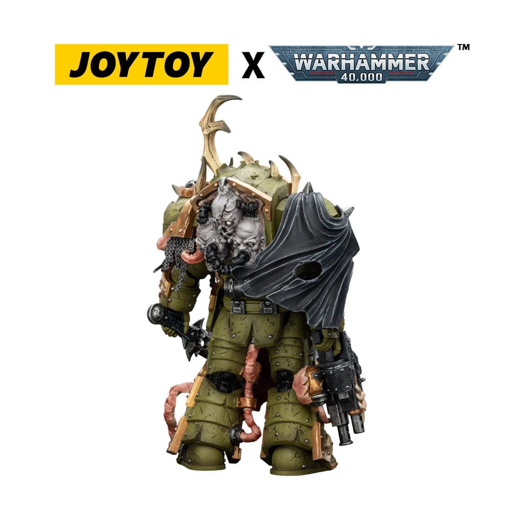 Warhammer 40,000 Action Figur Death Guard Blightlord Terminator 3 med Combi-bolter och Bubotic Blade 14 cm Joy Toy (CN)