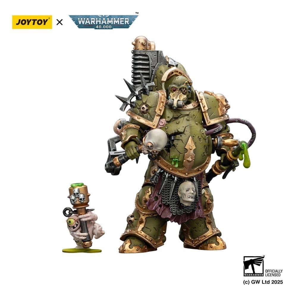 Warhammer 40 000 Actionfigur Death Guard Foul Blight Spawn med Plague Sprayer 12 cm Joy Toy (CN)