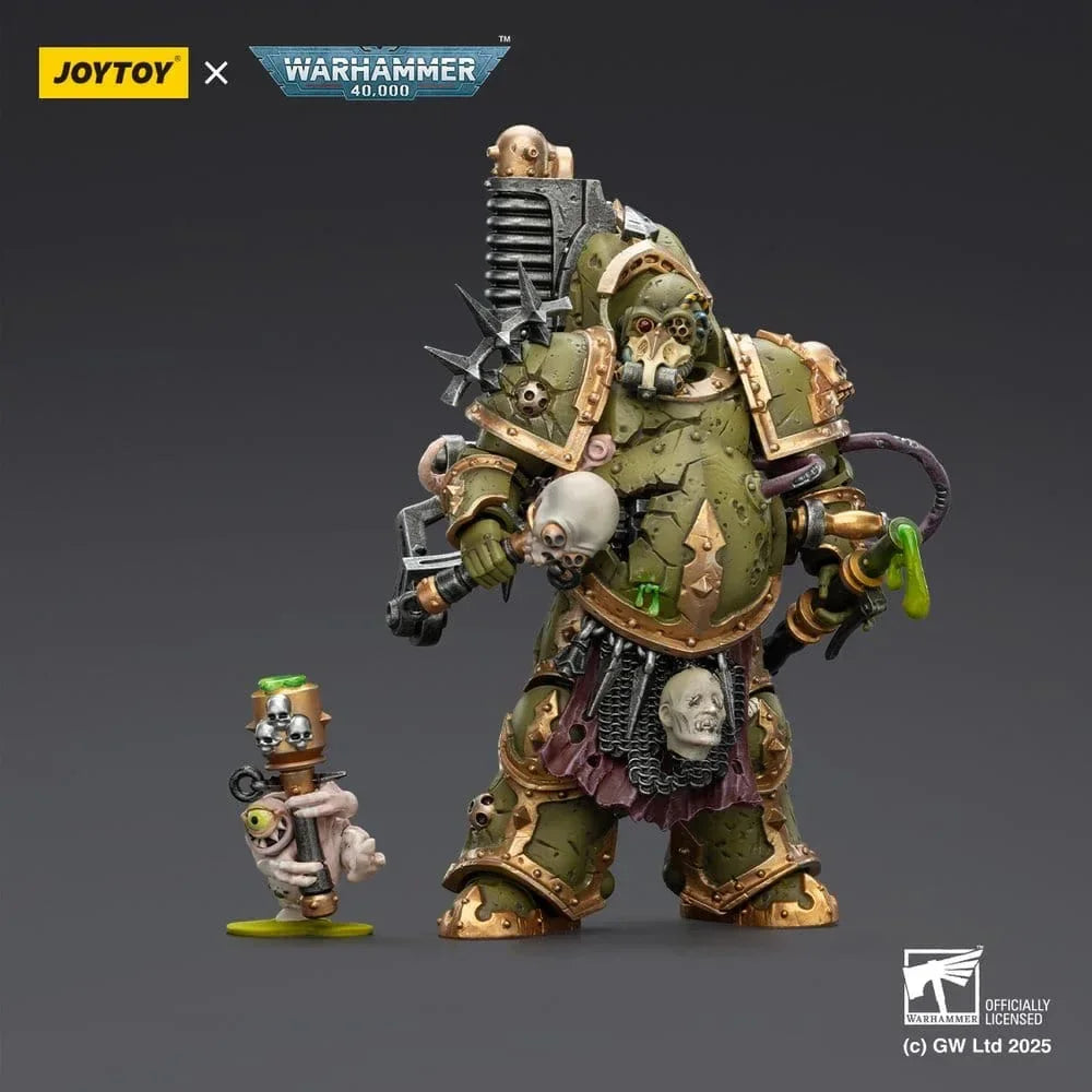 Warhammer 40 000 Actionfigur Death Guard Foul Blight Spawn med Plague Sprayer 12 cm Joy Toy (CN)