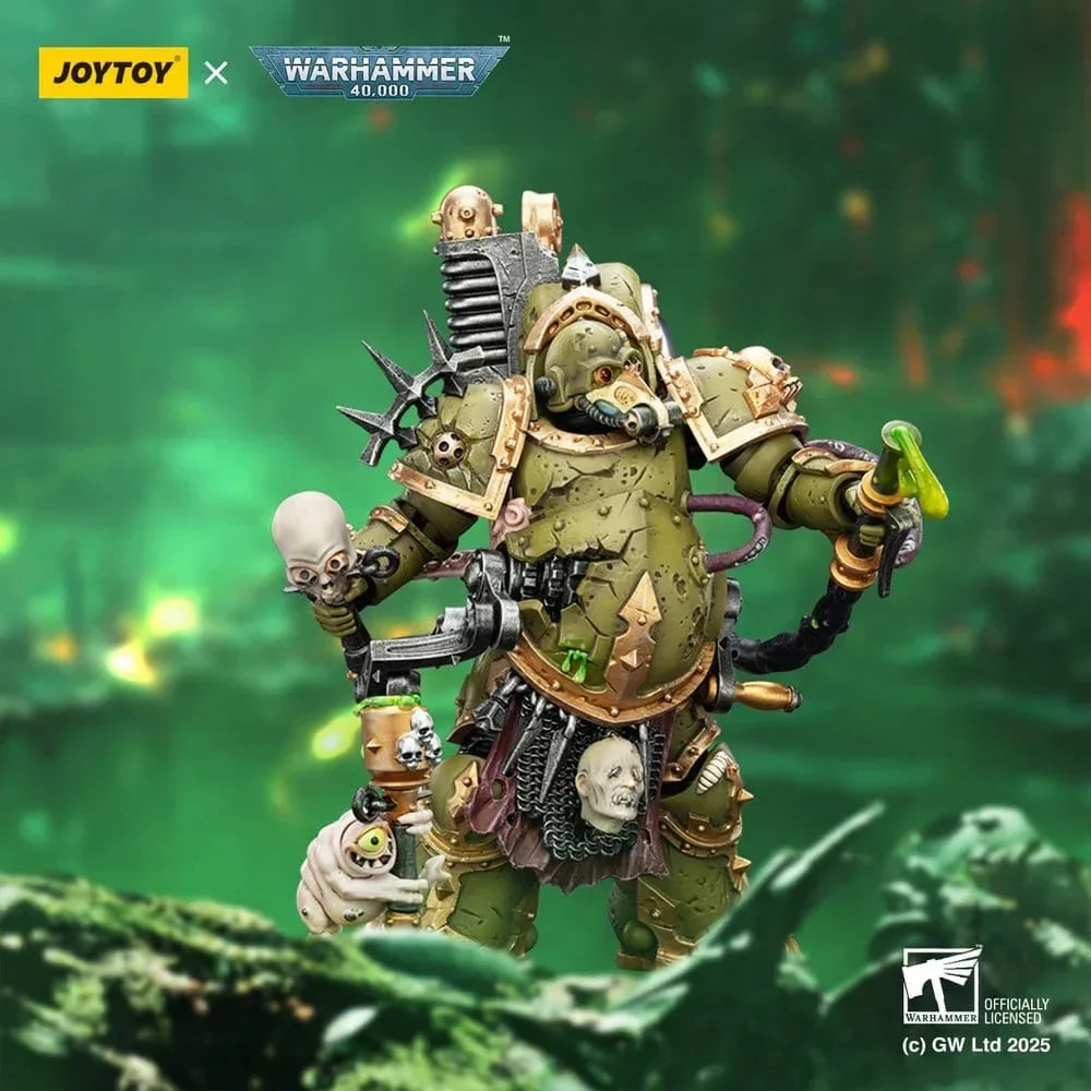 Warhammer 40 000 Actionfigur Death Guard Foul Blight Spawn med Plague Sprayer 12 cm Joy Toy (CN)