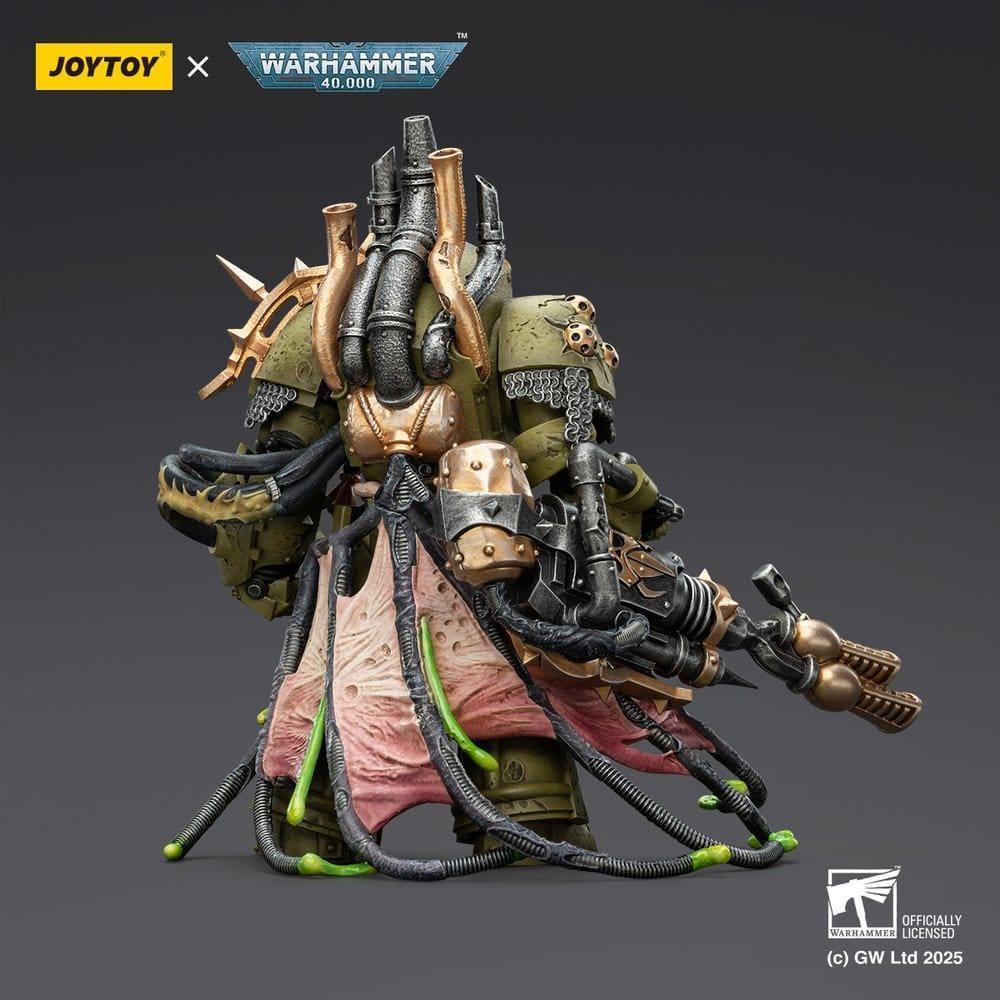 Warhammer 40,000 Action Figur Death Guard Lord of Virulence med Power Fist och Twin Plague Spewer 14 cm Joy Toy (CN)