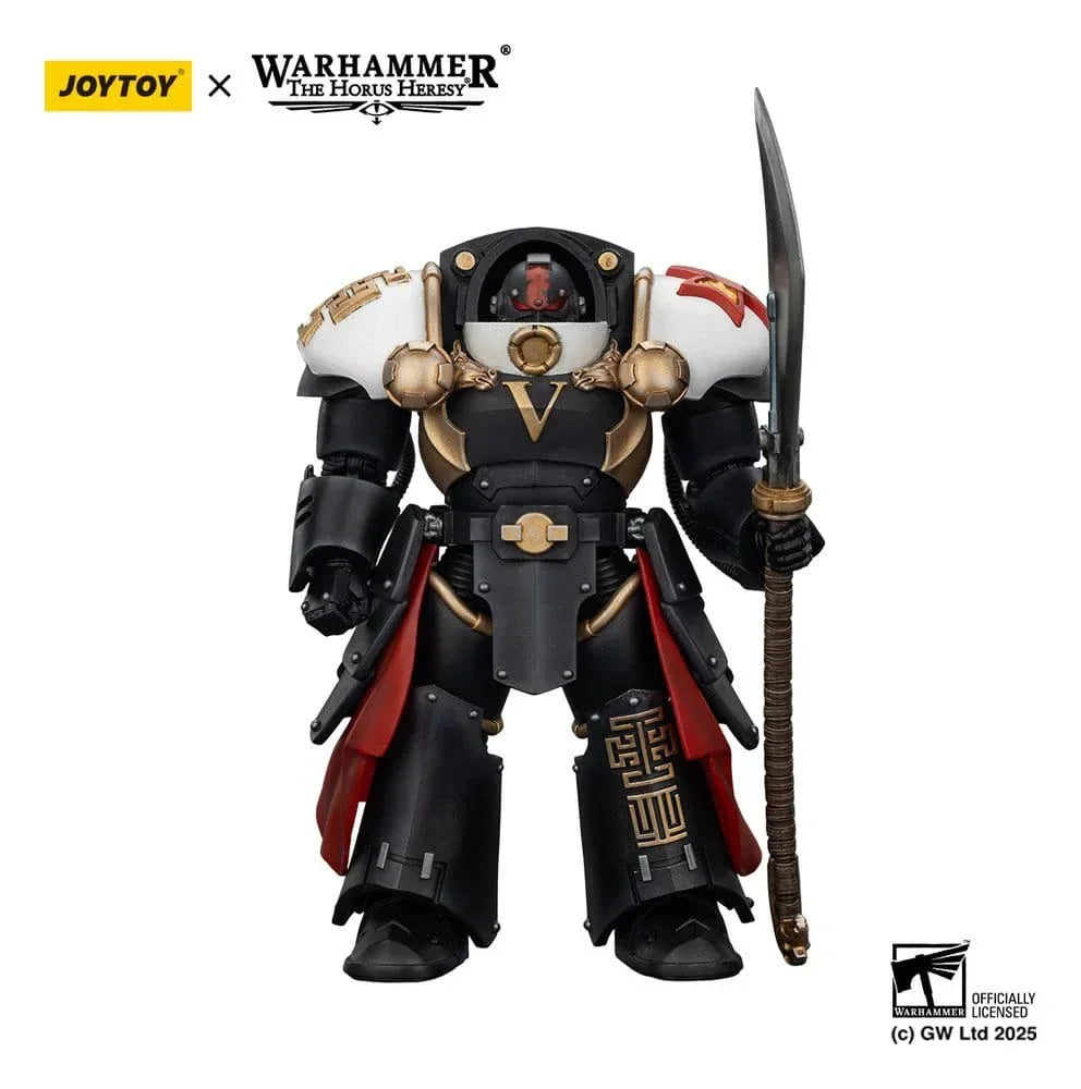 Warhammer The Horus Heresy Action Figur White Scars Ebon Keshig Terminator 1 med Power Glaive 13 cm Joy Toy (CN)