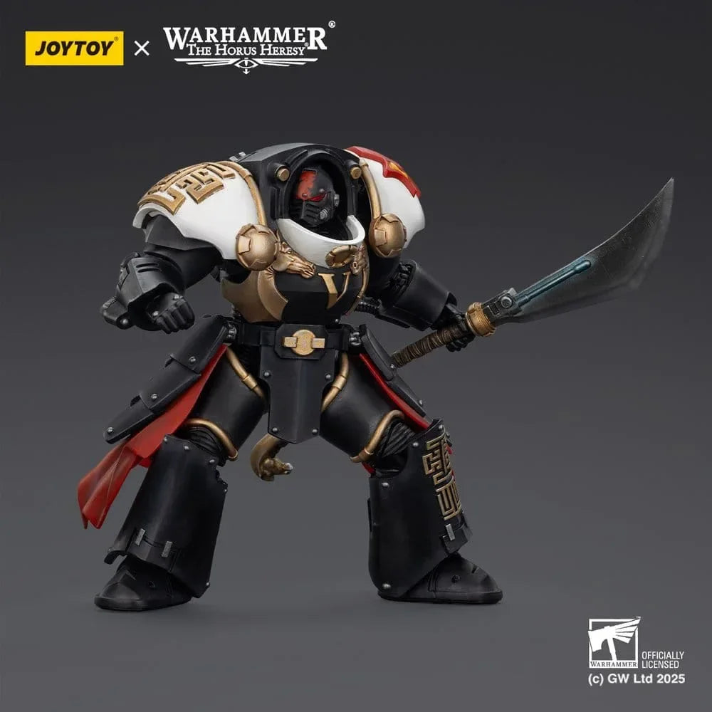 Warhammer The Horus Heresy Action Figur White Scars Ebon Keshig Terminator 1 med Power Glaive 13 cm Joy Toy (CN)