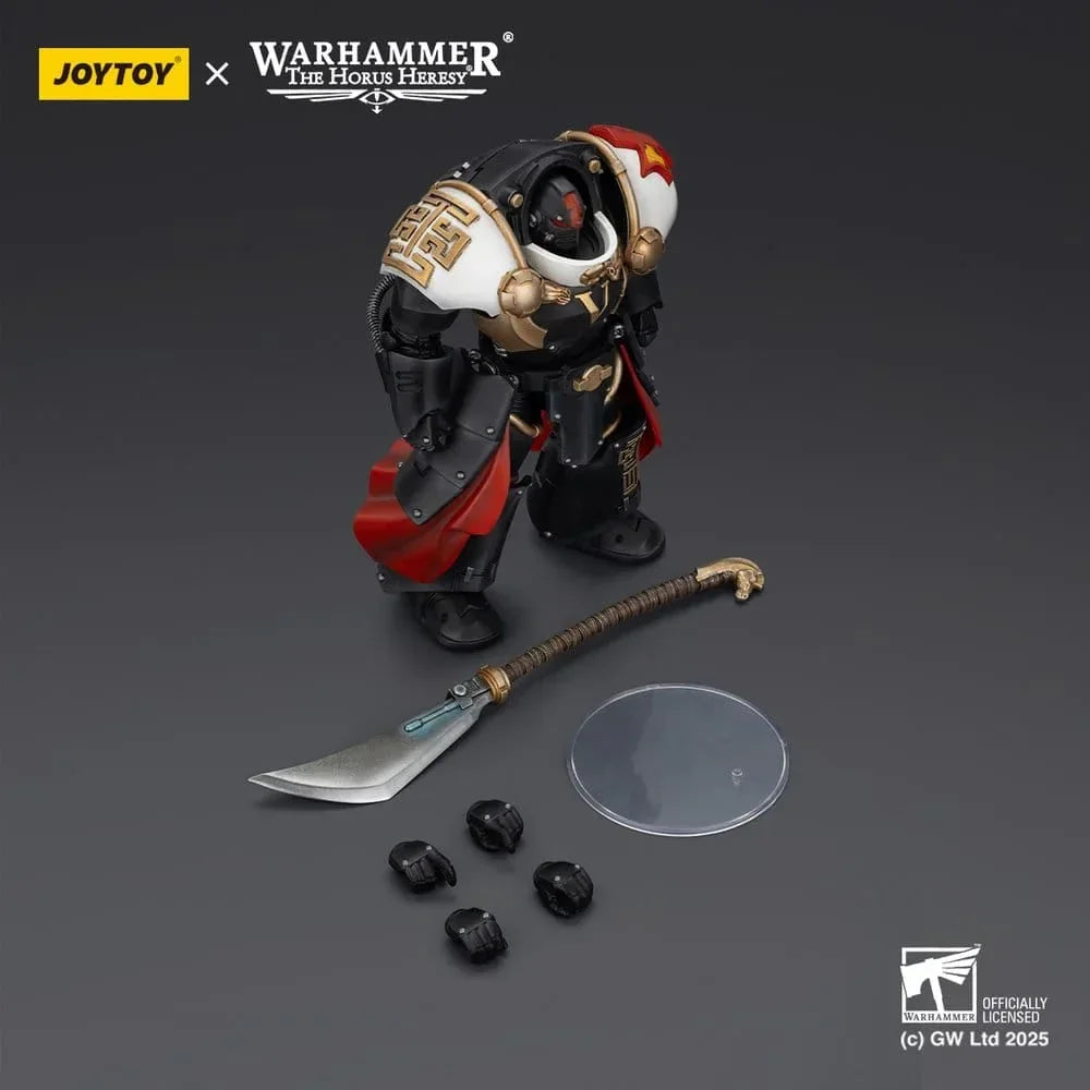 Warhammer The Horus Heresy Action Figur White Scars Ebon Keshig Terminator 1 med Power Glaive 13 cm Joy Toy (CN)
