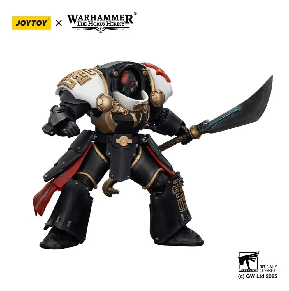 Warhammer The Horus Heresy Action Figur White Scars Ebon Keshig Terminator 1 med Power Glaive 13 cm Joy Toy (CN)