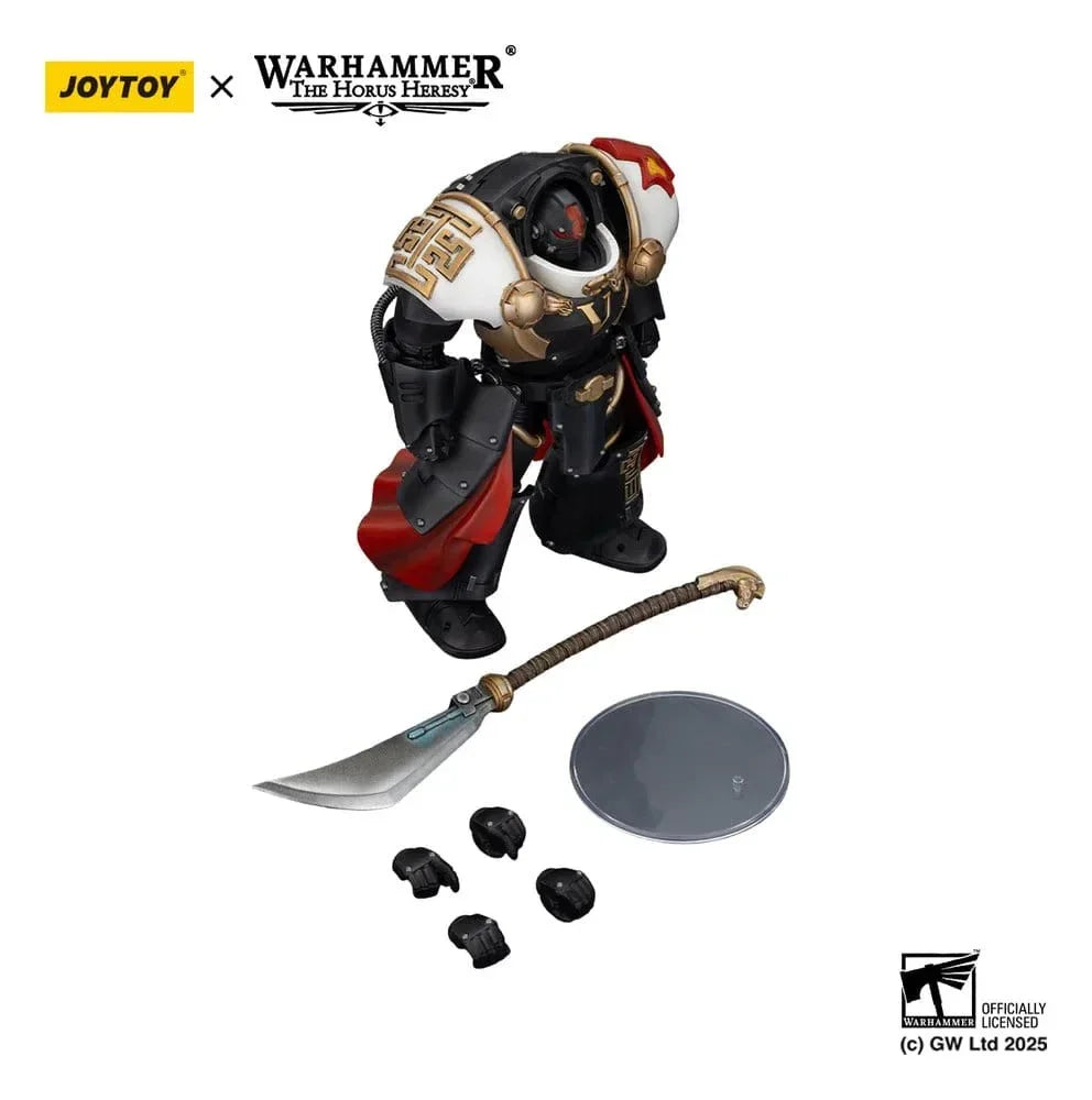 Warhammer The Horus Heresy Action Figur White Scars Ebon Keshig Terminator 1 med Power Glaive 13 cm Joy Toy (CN)