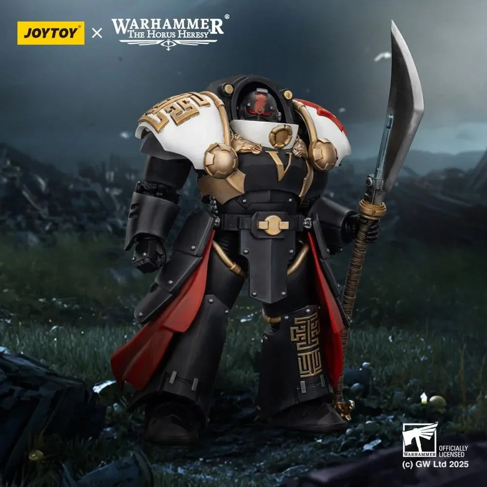 Warhammer The Horus Heresy Action Figur White Scars Ebon Keshig Terminator 1 med Power Glaive 13 cm Joy Toy (CN)