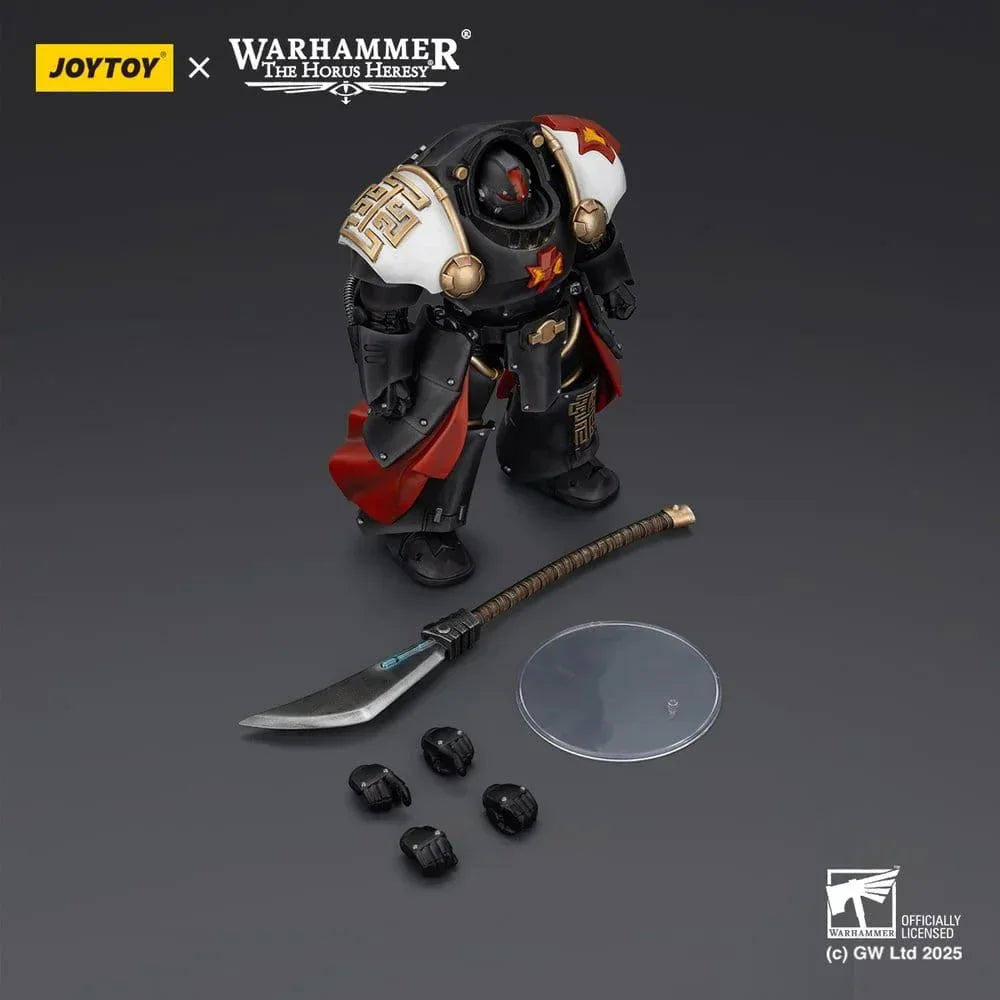 Warhammer The Horus Heresy Action Figur White Scars Ebon Keshig Terminator 2 med Power Glaive 13 cm Joy Toy (CN)