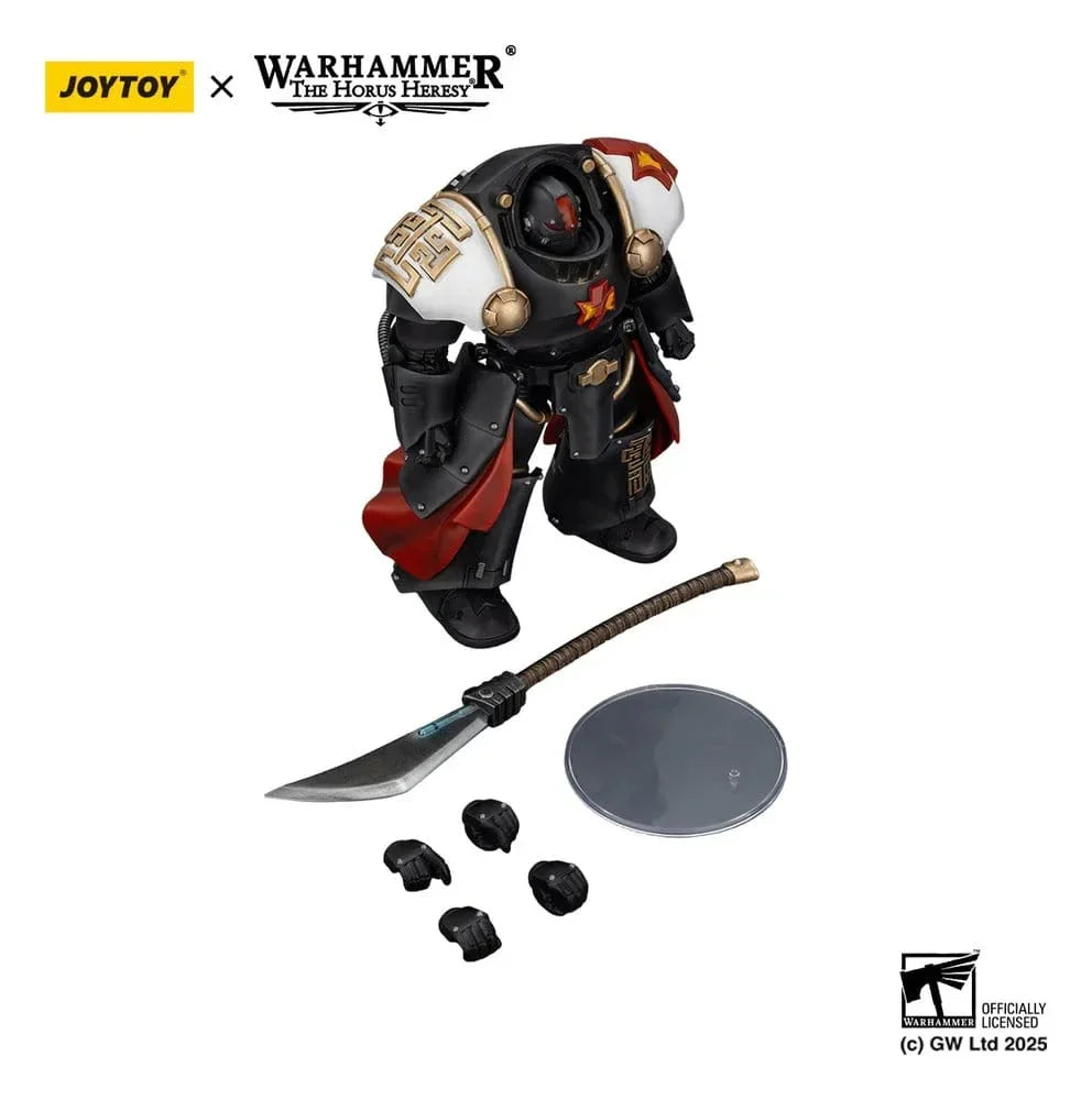 Warhammer The Horus Heresy Action Figur White Scars Ebon Keshig Terminator 2 med Power Glaive 13 cm Joy Toy (CN)