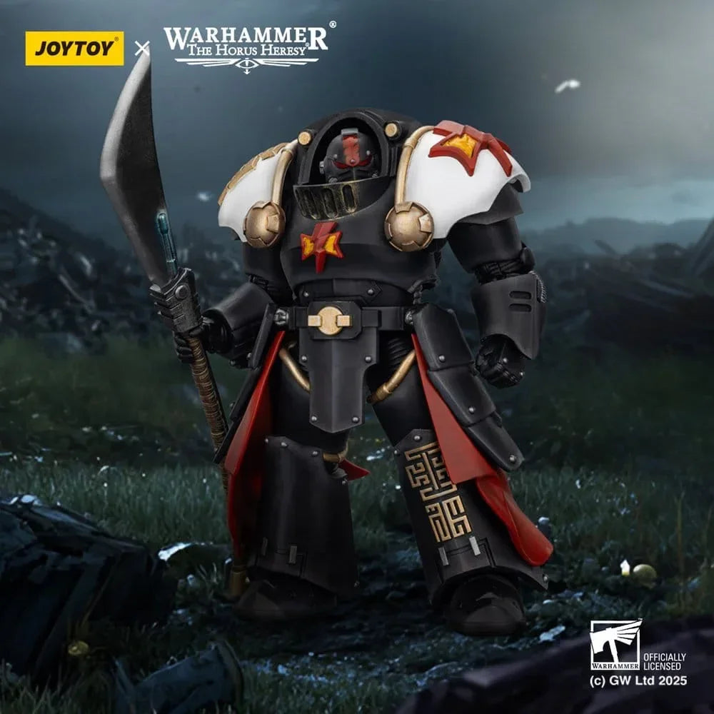 Warhammer The Horus Heresy Action Figur White Scars Ebon Keshig Terminator 2 med Power Glaive 13 cm Joy Toy (CN)