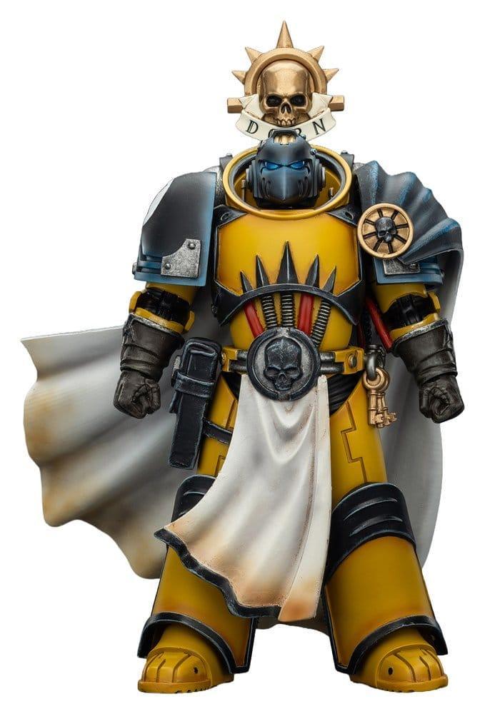 Warhammer Imperial Fists Action Figur Librarian Consul med Kraftyxa och Boltpistol 12 cm Joy Toy (CN)