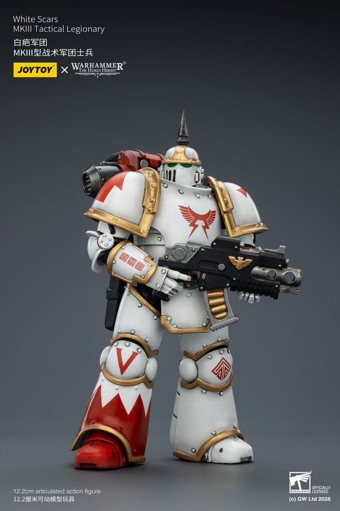 Warhammer The Horus Heresy Action Figur White Scars MKIII Tactical Legionär 12 cm