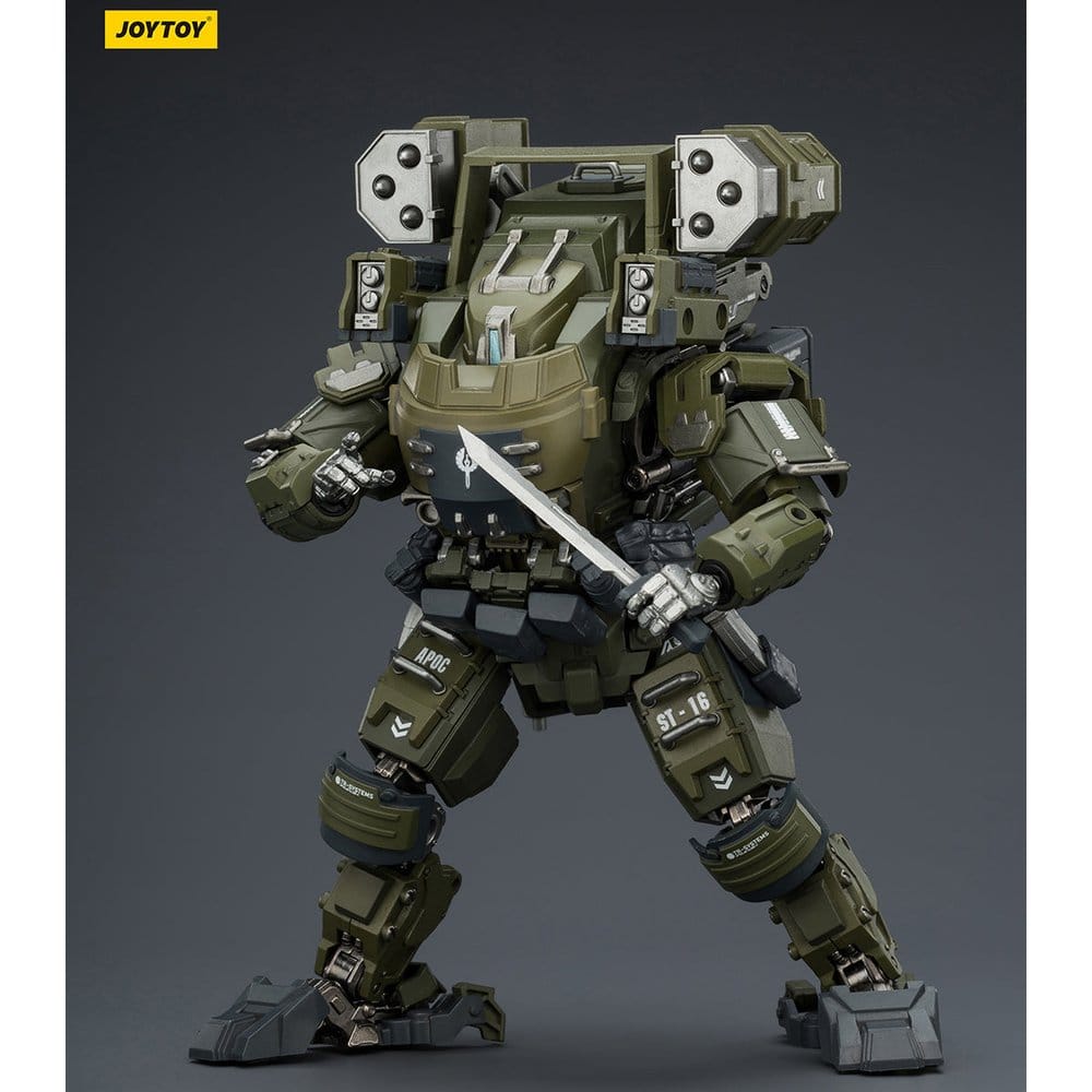 Dark Source Actionfigur 1/25 APOC-serien Storm Surge Tung Eld Assault Mech ST-8616 14 cm