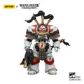 Warhammer 40,000 Action Figure White Scars Legion Praetor in Cataphractii Terminator Armour with Cyber Hawk Chogorian Broadsword and Combi-melta 14 cm