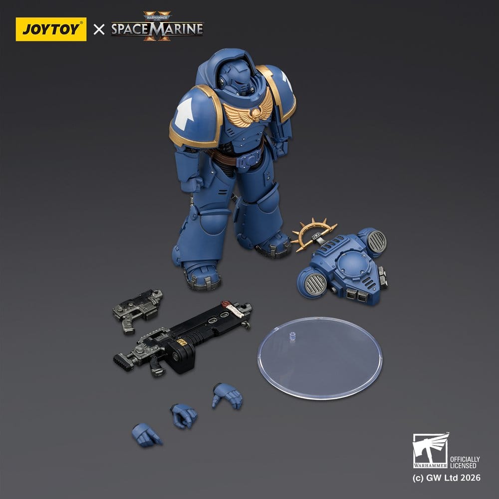 Warhammer 40,000 Actionfigur Spelutgåva Ultramarines Heavy Intercessor 13 cm
