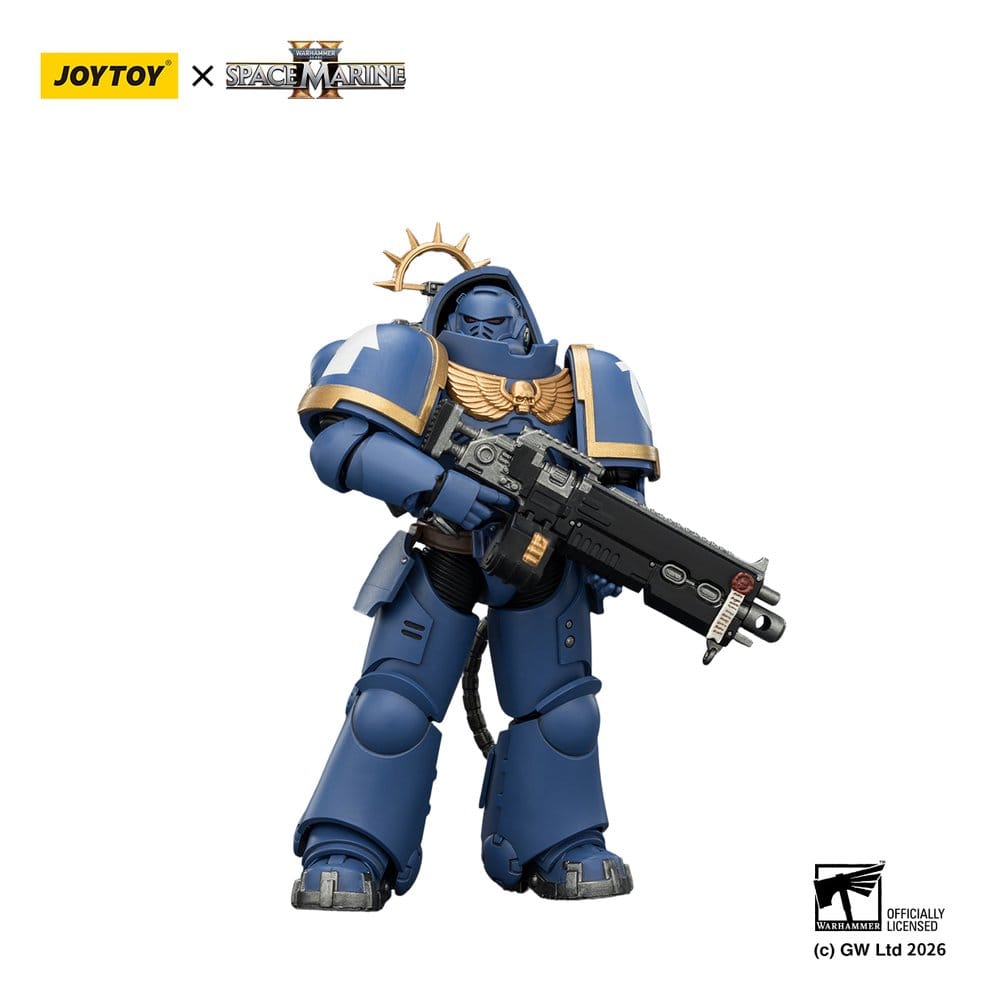 Warhammer 40,000 Actionfigur Spelutgåva Ultramarines Heavy Intercessor 13 cm