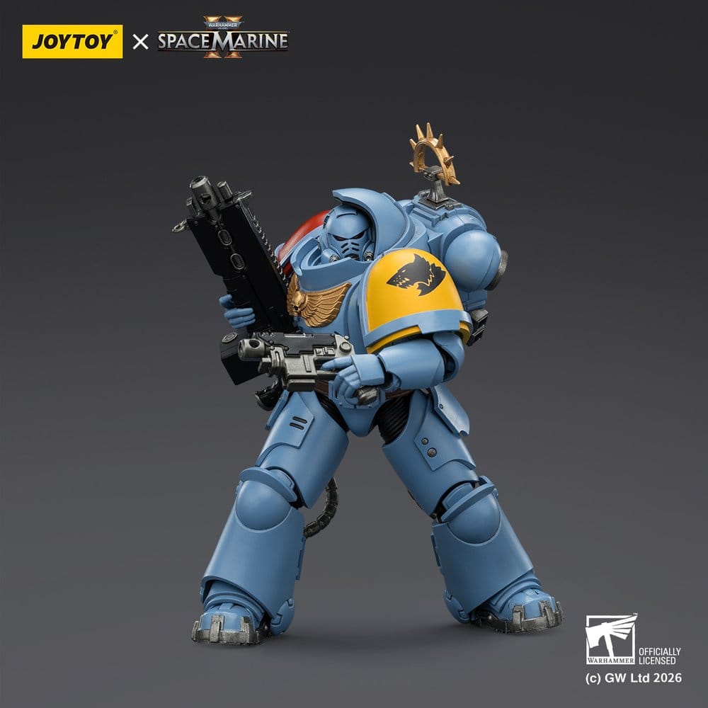 Warhammer 40,000 Actionfigur Spelledition Space Wolves Heavy Intercessor 13 cm