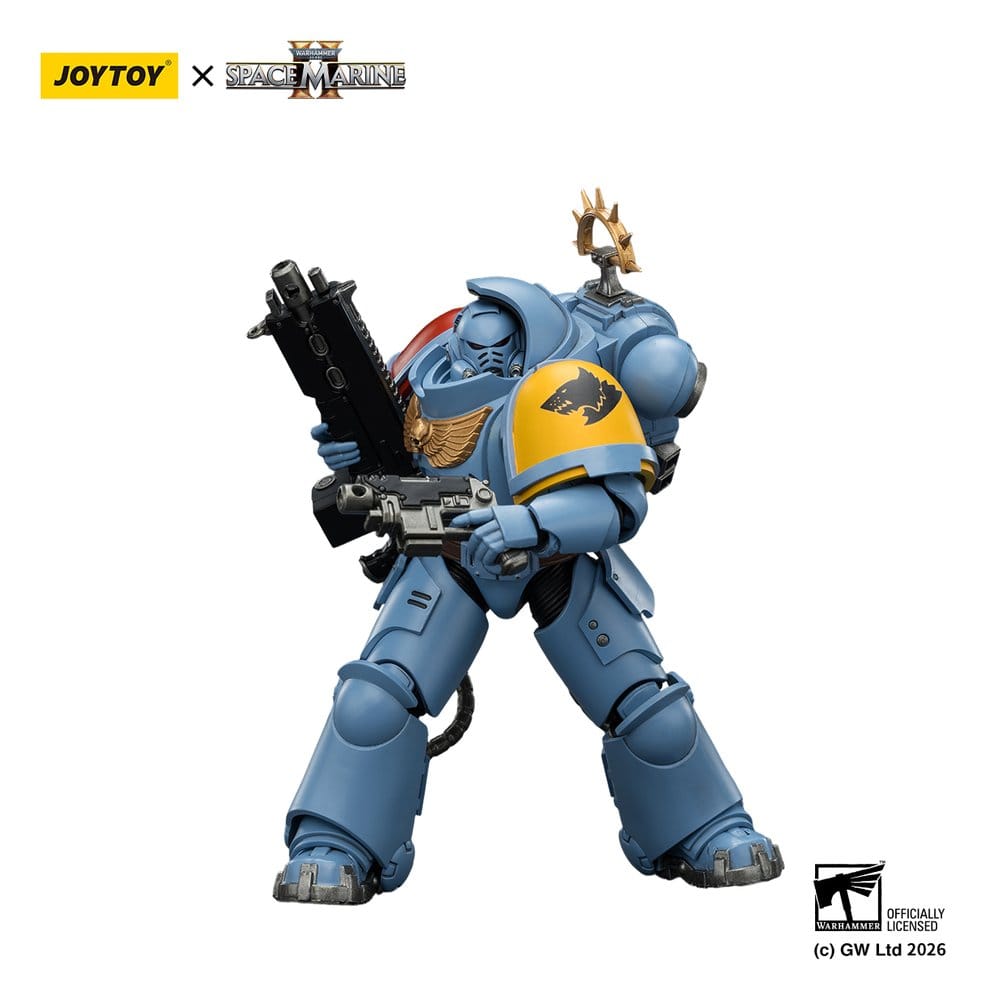 Warhammer 40,000 Actionfigur Spelledition Space Wolves Heavy Intercessor 13 cm