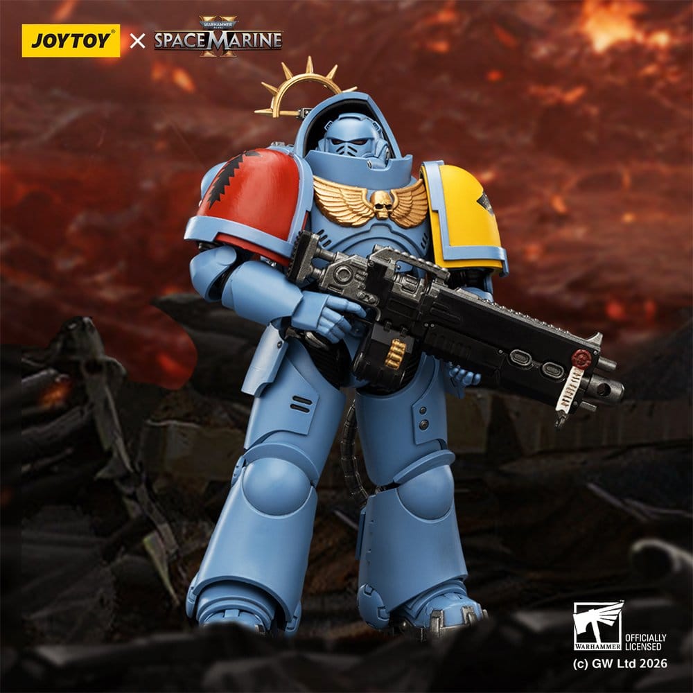 Warhammer 40,000 Actionfigur Spelledition Space Wolves Heavy Intercessor 13 cm