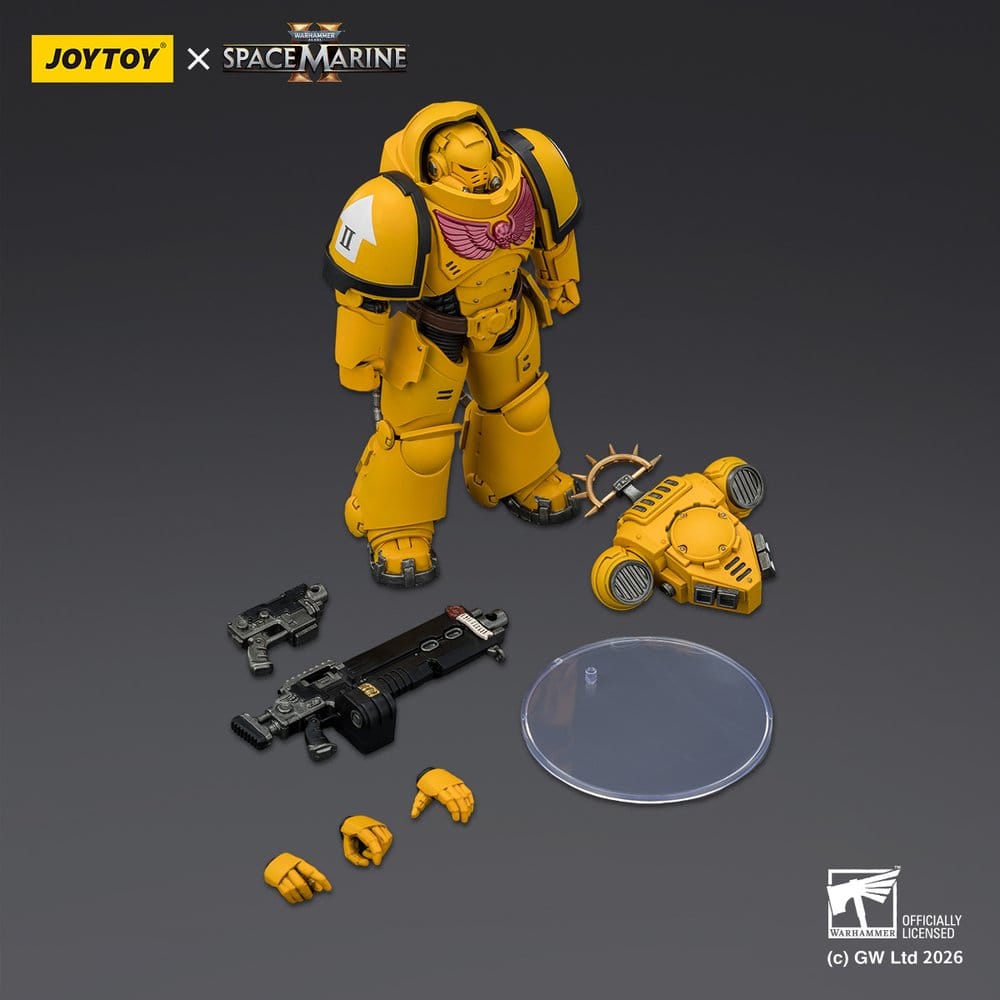 Warhammer 40,000 Actionfigur Spelutgåva Imperial Fists Heavy Intercessor 13 cm