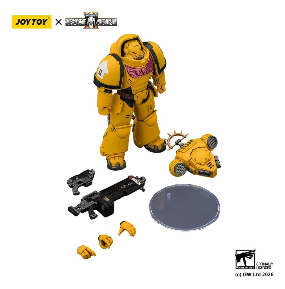 Warhammer 40,000 Actionfigur Spelutgåva Imperial Fists Heavy Intercessor 13 cm