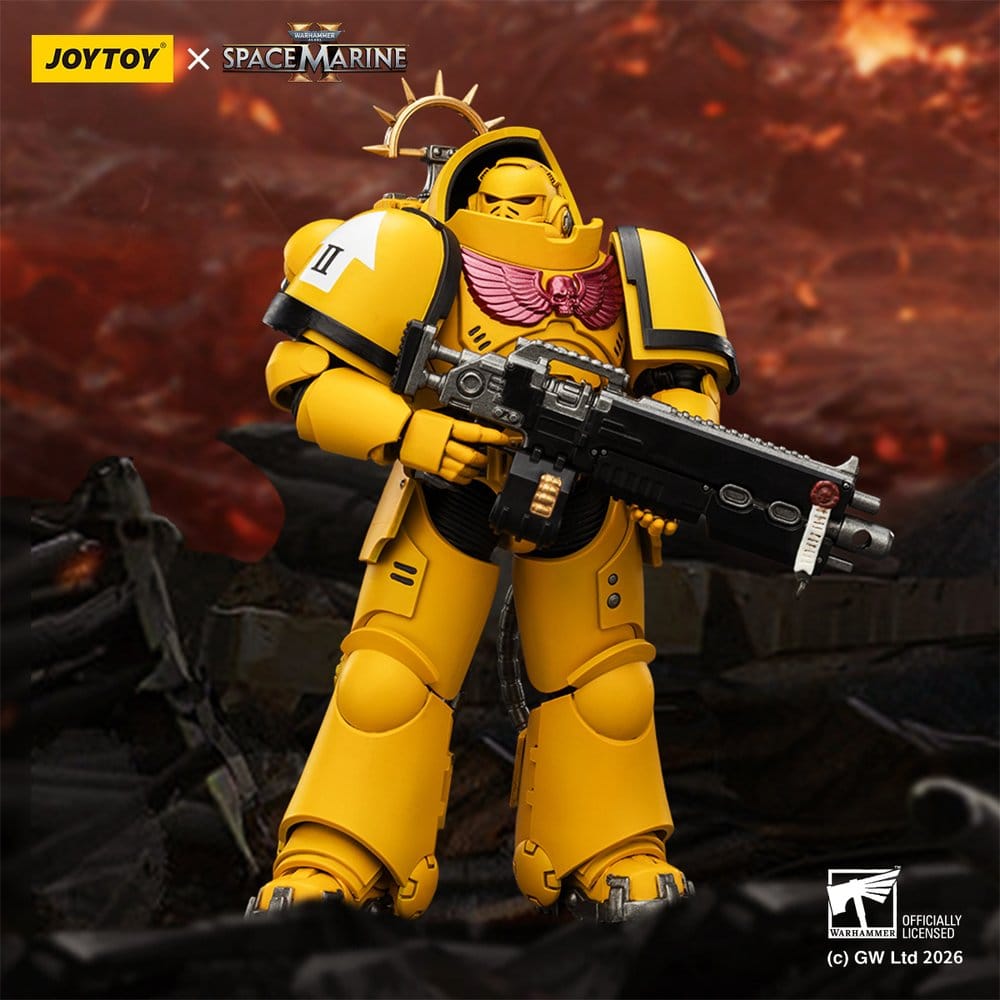 Warhammer 40,000 Actionfigur Spelutgåva Imperial Fists Heavy Intercessor 13 cm