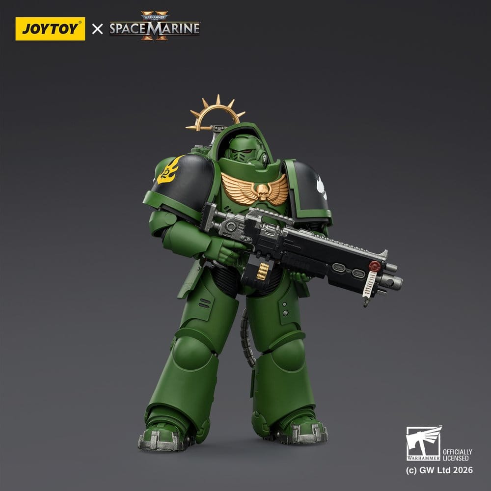 Warhammer 40,000 Actionfigur Spelledition Salamanders Heavy Intercessor 13 cm
