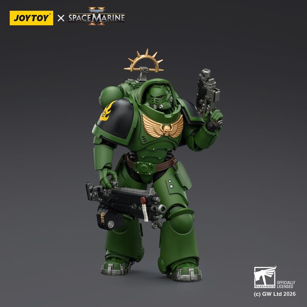 Warhammer 40,000 Actionfigur Spelledition Salamanders Heavy Intercessor 13 cm