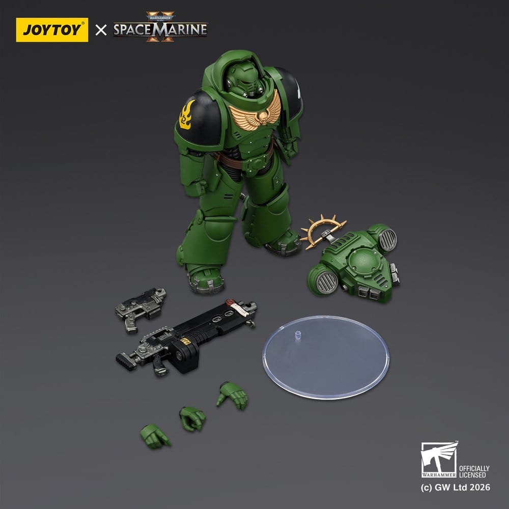 Warhammer 40,000 Actionfigur Spelledition Salamanders Heavy Intercessor 13 cm