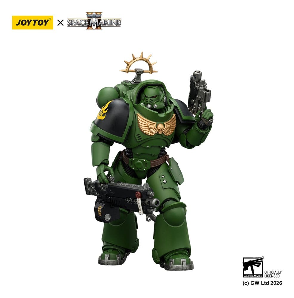 Warhammer 40,000 Actionfigur Spelledition Salamanders Heavy Intercessor 13 cm