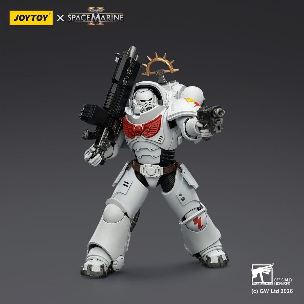 Warhammer 40,000 Actionfigur Spelutgåva White Scars Heavy Intercessor 13 cm