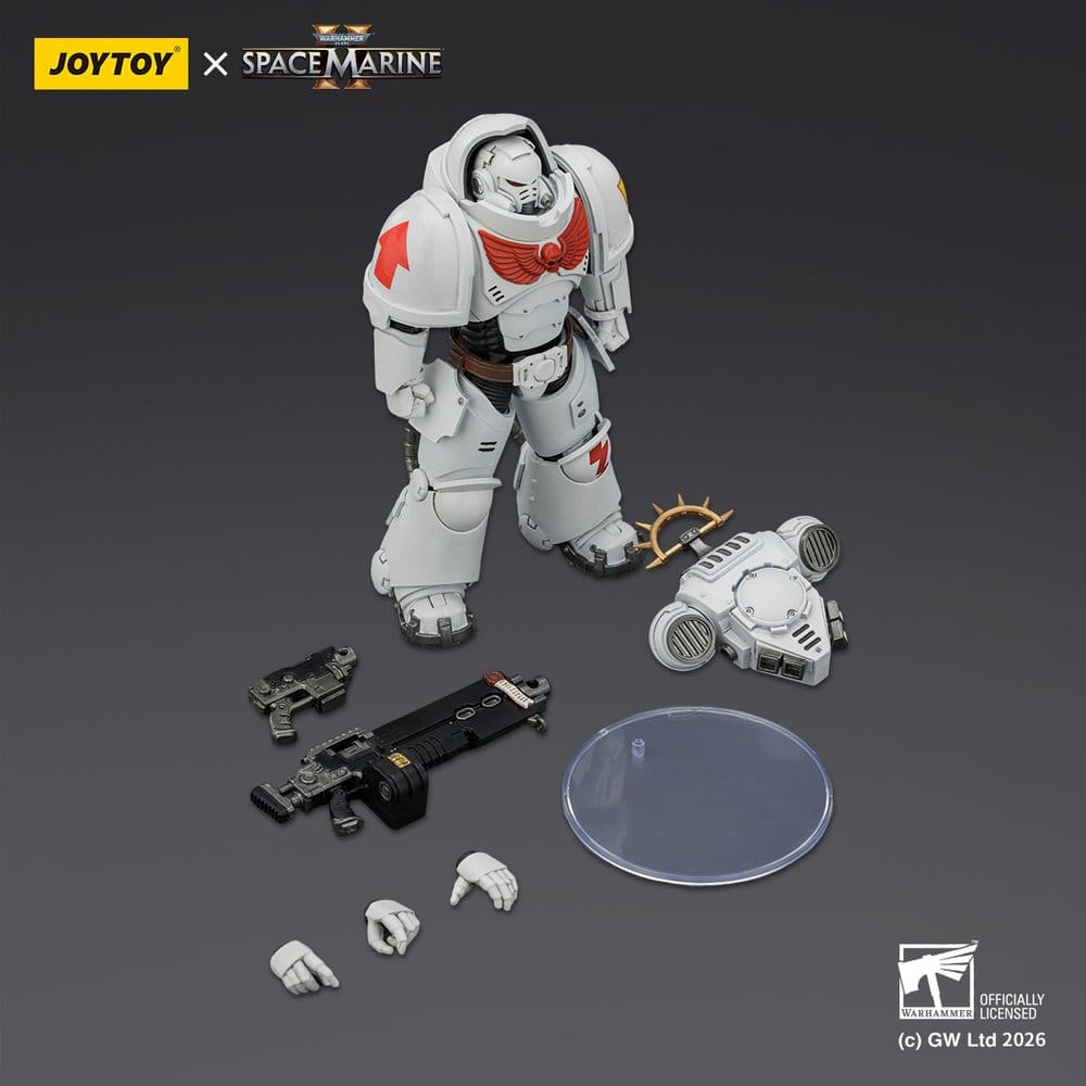 Warhammer 40,000 Actionfigur Spelutgåva White Scars Heavy Intercessor 13 cm