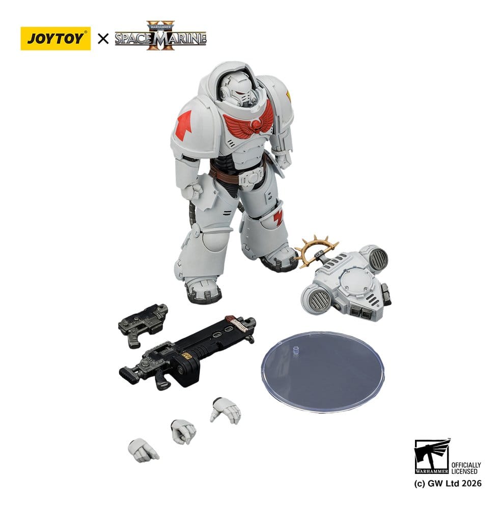 Warhammer 40,000 Actionfigur Spelutgåva White Scars Heavy Intercessor 13 cm