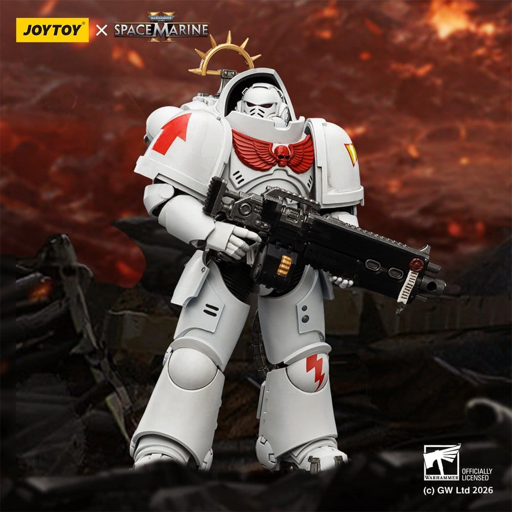 Warhammer 40,000 Actionfigur Spelutgåva White Scars Heavy Intercessor 13 cm