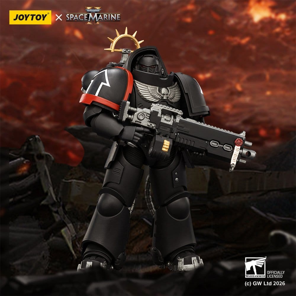 Warhammer 40,000 Actionfigur Raven Guard Tung Intercessor 13 cm