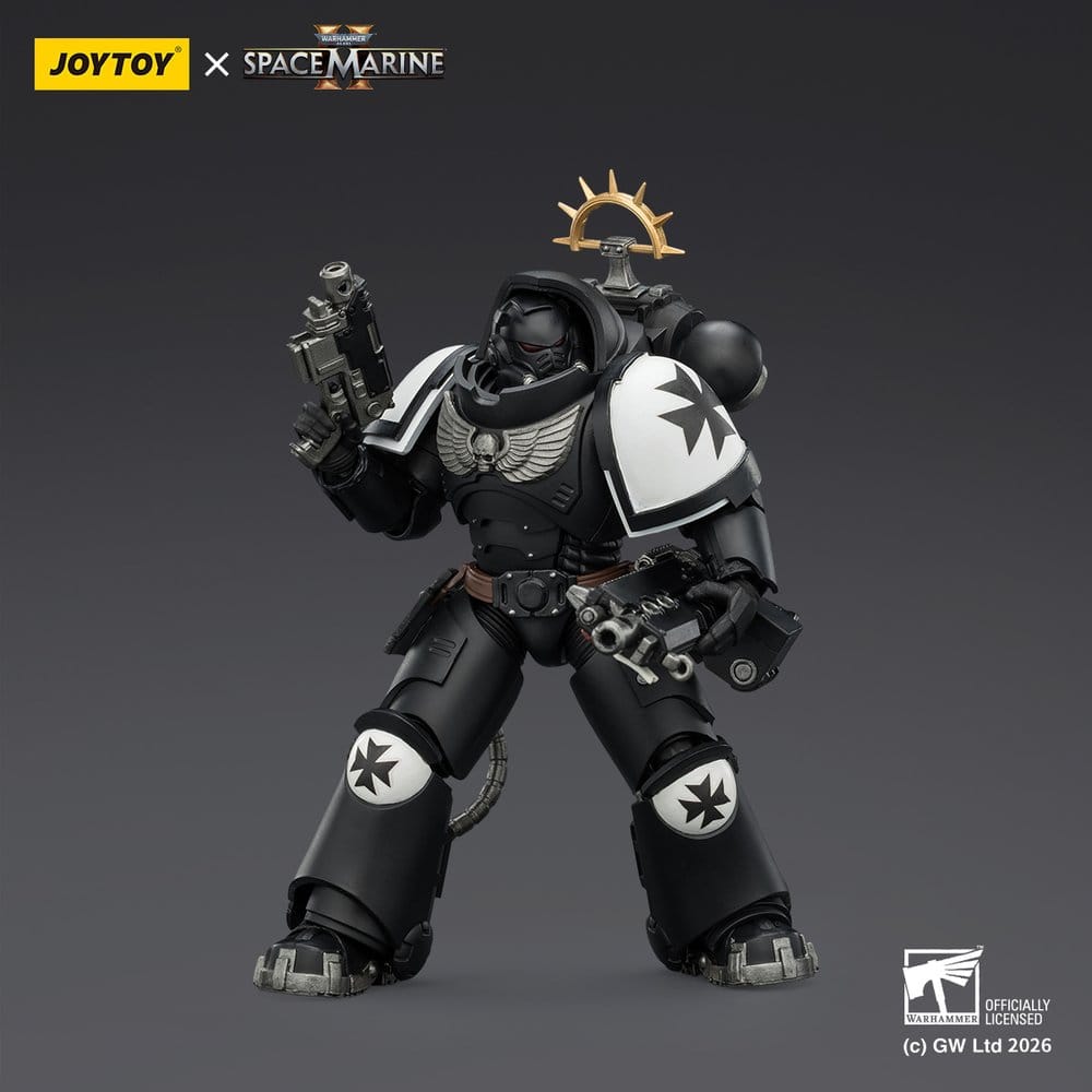 Warhammer 40,000 Actionfigur Spelledition Black Templars Heavy Intercessor 13 cm