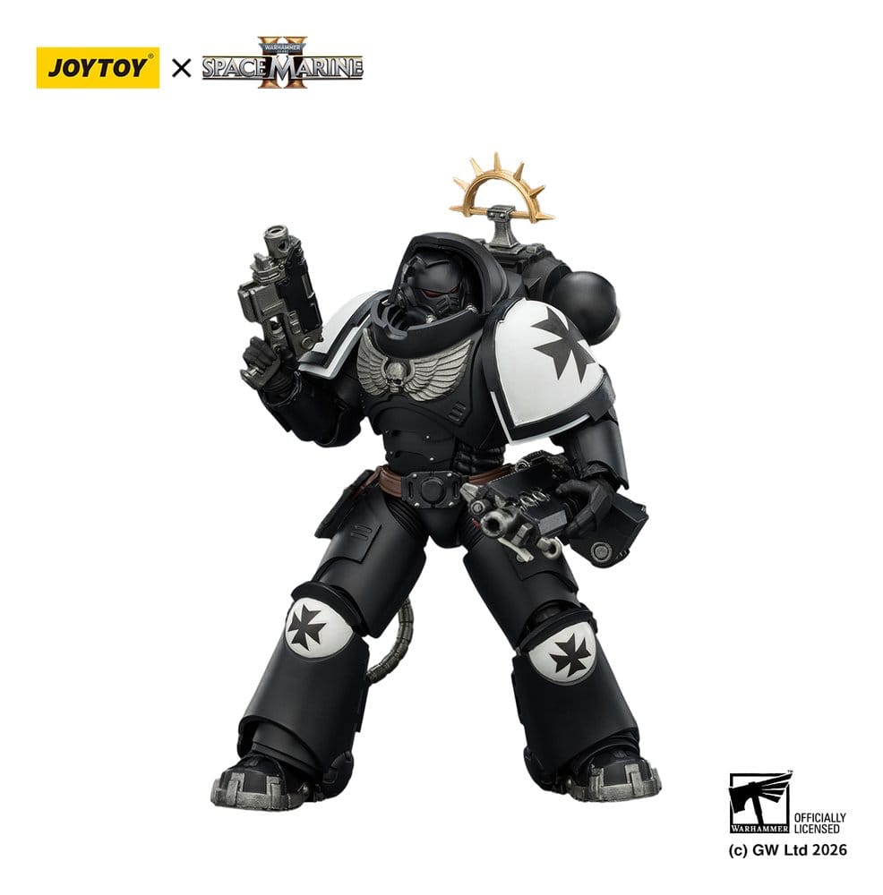Warhammer 40,000 Actionfigur Spelledition Black Templars Heavy Intercessor 13 cm