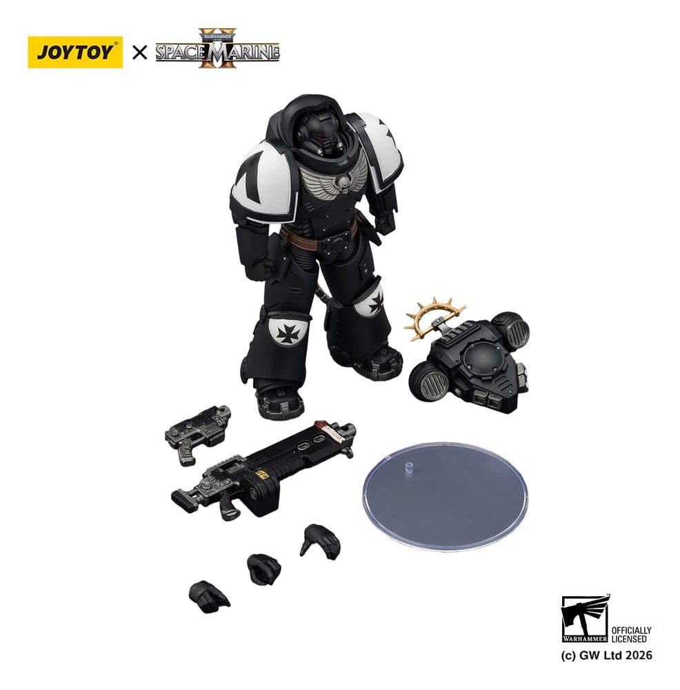 Warhammer 40,000 Actionfigur Spelledition Black Templars Heavy Intercessor 13 cm