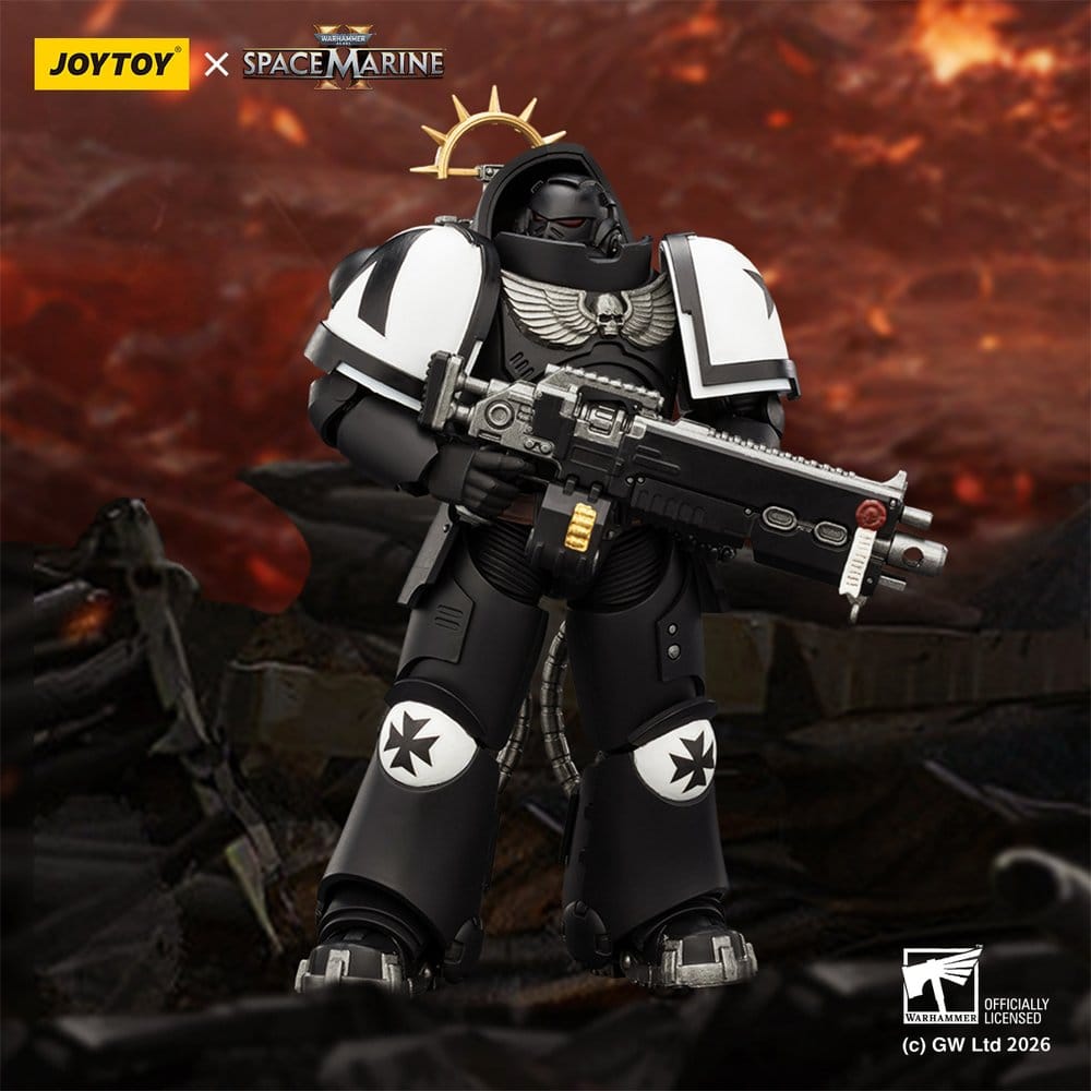 Warhammer 40,000 Actionfigur Spelledition Black Templars Heavy Intercessor 13 cm