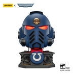 Warhammer 40,000 Kapten MkX Hjälm & Displayställ Ultramarines 44 cm