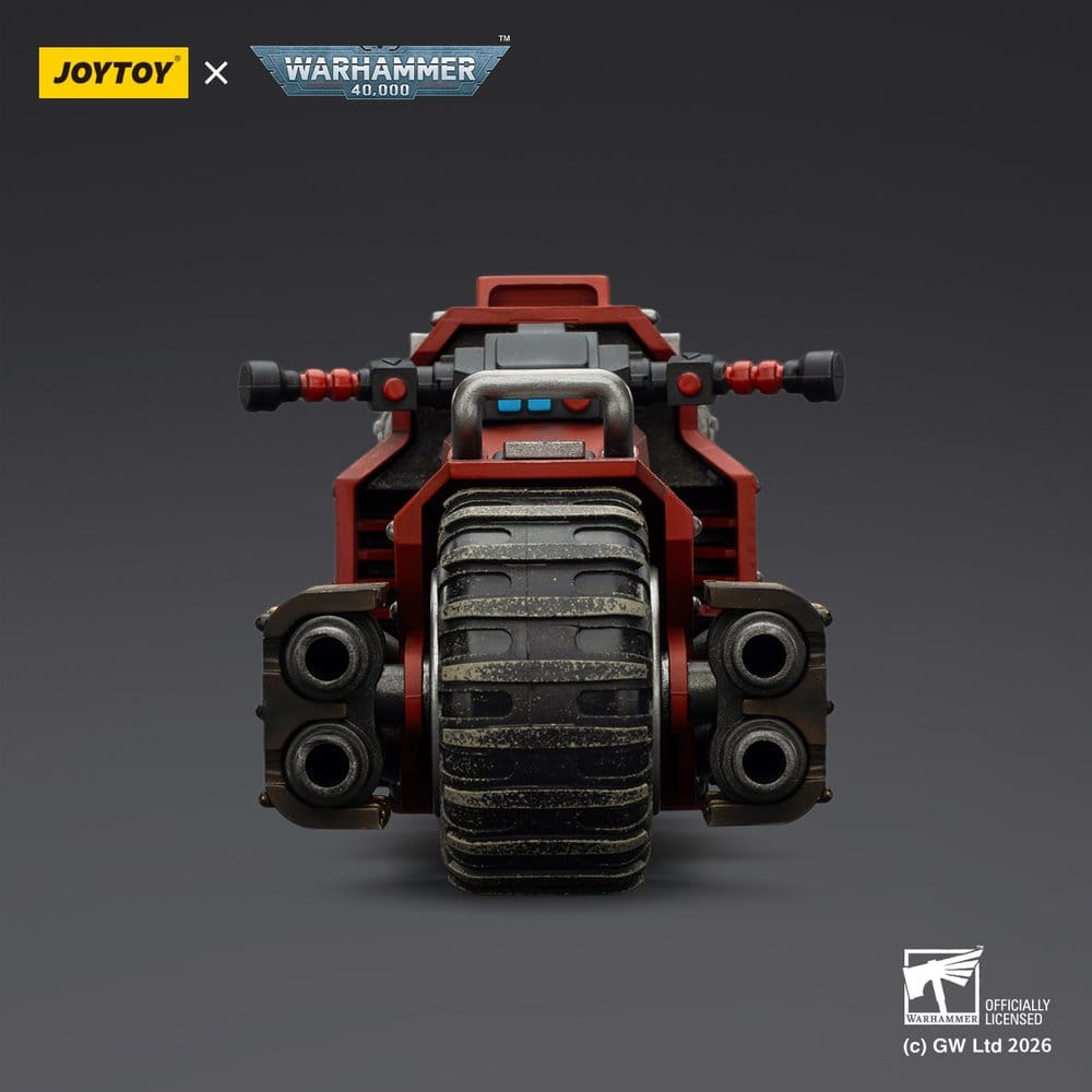 Warhammer 40,000 Raider-mönster Stridscykel Blood Angels med tvillingkopplade boltrifler 22 cm