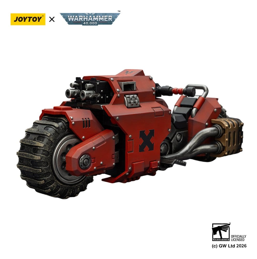 Warhammer 40,000 Raider-mönster Stridscykel Blood Angels med tvillingkopplade boltrifler 22 cm