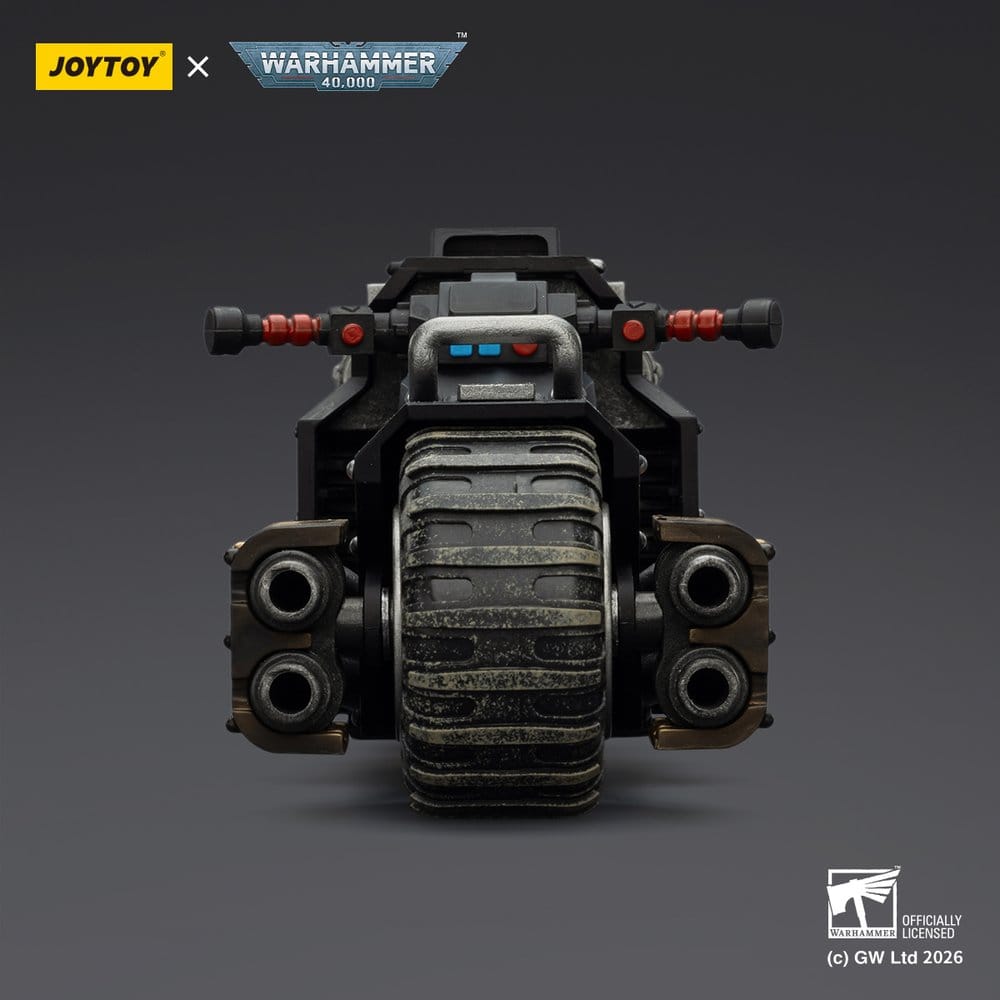 Warhammer 40,000 Raider-mönster Stridscykel Raven Guard med tvillingkopplade boltriflar 22 cm